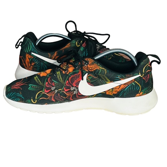 Nike Roshe Run 655206-810 Floral Total Orange Size Men’s 10 - Picture 6 of 9